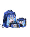 16 Inch Back pack Set - Labubu - Blue